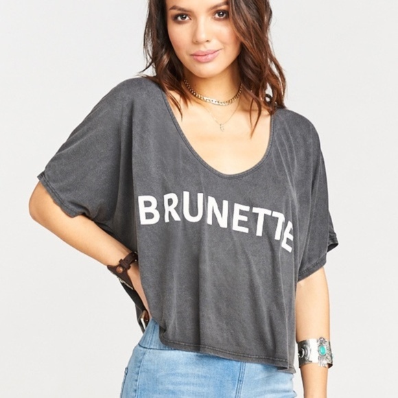 Show Me Your MuMu Tops - 💕Show Me Your Mumu💕 Brunette Graphic Tee